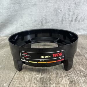 Vintage West Bend Electric Red Wok Model 79525 Red Replacement Feet